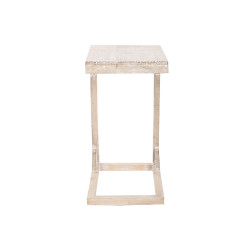 Set of 2 tables DKD Home Decor White Brown 48,3 x 35,5 x 65,4 cm