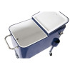 Portable Fridge Home ESPRIT Navy Blue Steel polypropylene 56 L 74 x 43 x 80 cm