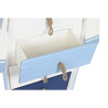 Shelves DKD Home Decor 76 x 29 x 133 cm Fir Rope White Sky blue Navy Blue MDF Wood