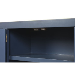 TV furniture DKD Home Decor Blue Golden Fir MDF Wood 130 x 24 x 51 cm