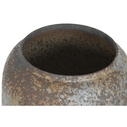 Vase Home ESPRIT Brown Grey Ceramic 36 x 36 x 70 cm