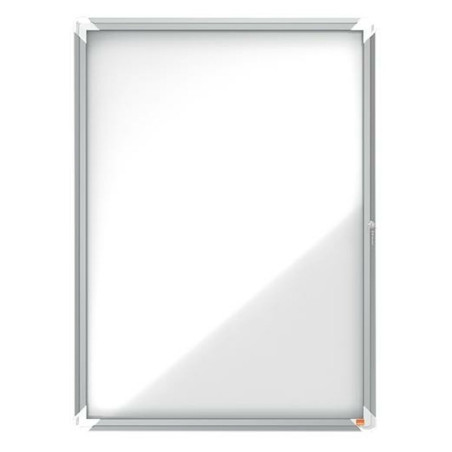 Bulletin board Nobo Premium Plus Magnetic White Silver Metal Crystal