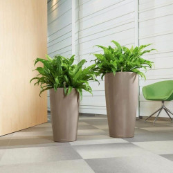 Self-watering flowerpot Lechuza Brown Ø 40 x 75 cm Plastic