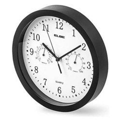 Wall Clock ELBE RP1005N White/Black