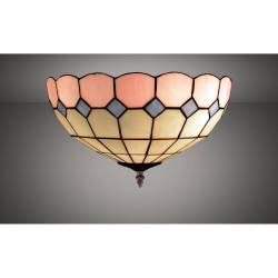 Ceiling Light Viro Pink Pink Iron 60 W 40 x 30 x 40 cm