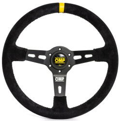 Racing Steering Wheel OMP OMPOD/2055/N Ø 35 cm Black Black/Yellow