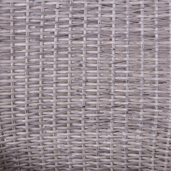 Garden chair Patsy Grey Wood Rattan 58 x 63 x 86 cm