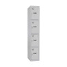 Locker Simon Rack Metal Light grey 4 compartments (180 x 30 x 50 cm)