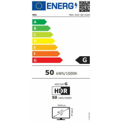 Monitor MSI MEG 342C QD-OLED 34" VA LCD 180 Hz