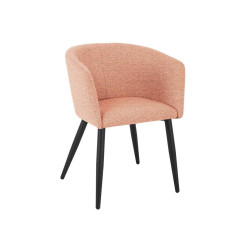 Armchair Clare Pink Foam Iron 57 x 76 x 55 cm (2 Units)