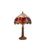 Desk lamp Viro Belle Rouge Maroon Zinc 60 W 30 x 50 x 30 cm