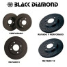 Brake Discs Black Diamond KBD1863CD Rear Solid Drill