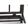 Bench DKD Home Decor Black 118 x 53 x 98 cm