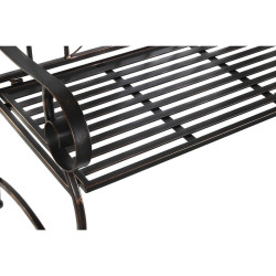 Bench DKD Home Decor Black 118 x 53 x 98 cm