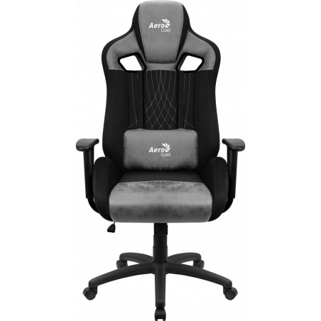 Gaming Chair Aerocool EARL AeroSuede 180º Black Grey