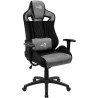 Gaming Chair Aerocool EARL AeroSuede 180º Black Grey