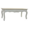 Side table DKD Home Decor White Wood (120 x 60 x 50 cm)