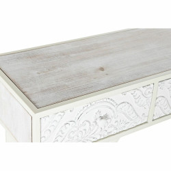 Console DKD Home Decor White Fir MDF Wood 120 x 35 x 80 cm