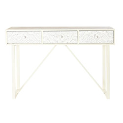 Console DKD Home Decor White Fir MDF Wood 120 x 35 x 80 cm