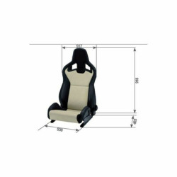 Seat Recaro RC411002132 Black Co-pilot