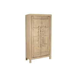 Cupboard Home ESPRIT Natural 115 x 48 x 210 cm