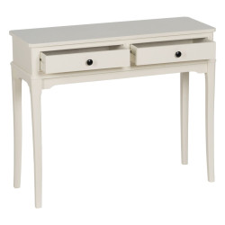 Console White Pine MDF Wood 90 x 33 x 75 cm