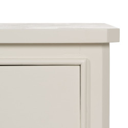 Console White Pine MDF Wood 90 x 33 x 75 cm