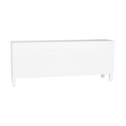 TV furniture DKD Home Decor White Natural Fir MDF Wood 130 x 24 x 51 cm