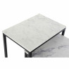 Set of 3 tables DKD Home Decor White Black 50 x 35 x 60,5 cm