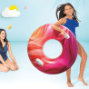 Inflatable Pool Float Intex With handles Ø 91 cm Multicolour