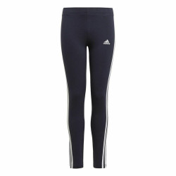 Sports Leggings for Children Adidas Essentials 3 Stripes Navy Blue