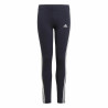 Sports Leggings for Children Adidas Essentials 3 Stripes Navy Blue