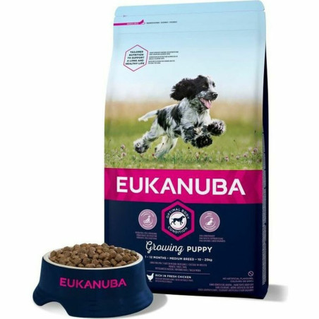 Fodder Eukanuba PUPPY Kid/Junior Chicken 3 Kg