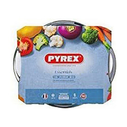 Casserole with lid Pyrex Essentials 1,4 L Transparent Glass