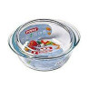 Casserole with lid Pyrex Essentials 1,4 L Transparent Glass