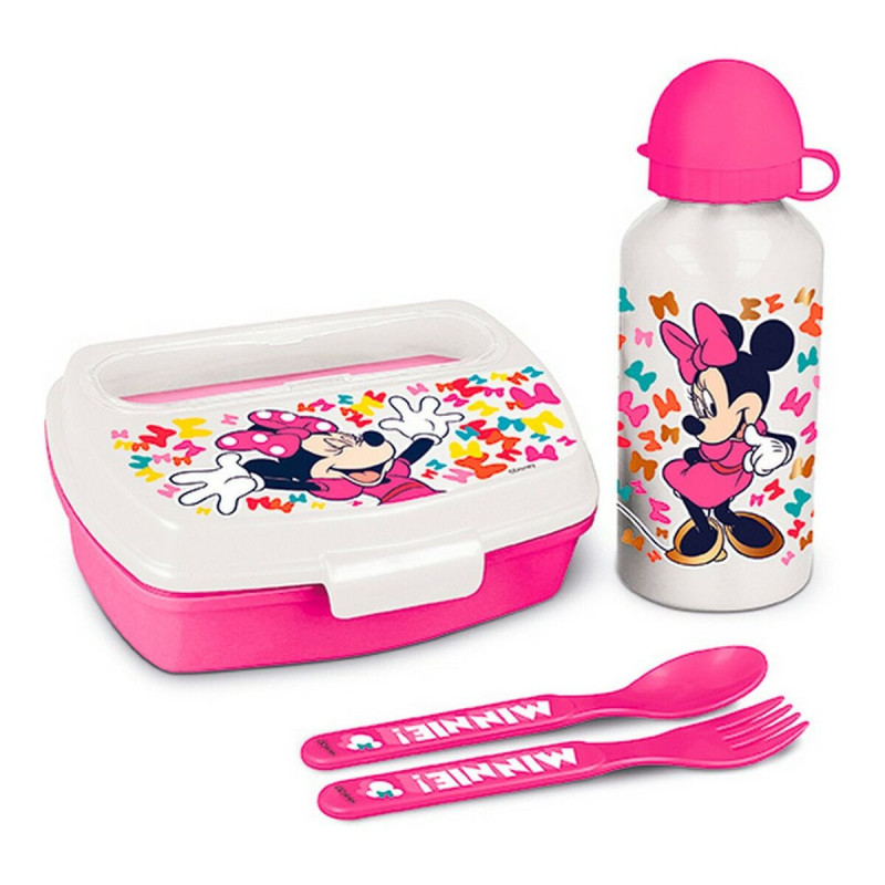 Children’s Dinner Set Minnie Mouse Lucky 21 x 18 x 7 cm Pink