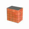 File Set Eurostil 20 BLOQUES Orange Block (20 pcs)