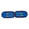 Backpack Pencil Case F.C. Barcelona M847 Maroon Navy Blue 12 x 23 x 5 cm