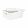 Storage Box with Lid Confortime 10 L Rectangular With lid (6 Units)