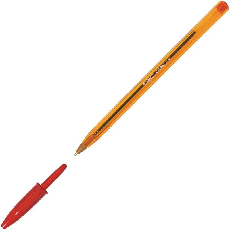 Pen Bic Cristal Fine Red 0,3 mm 50 Pieces