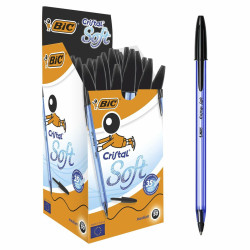 Pen Bic Cristal Soft 1-2 mm 50 Pieces