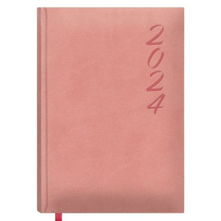 Diary BRASILIA  DOHE 2024 Annual Pink 15 x 21 cm