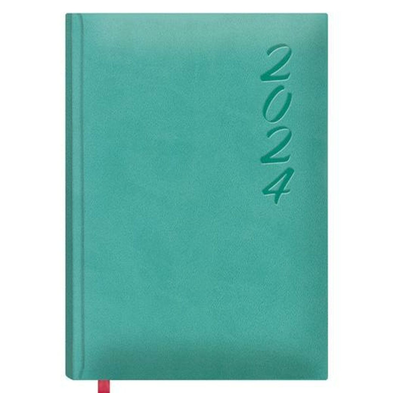 Diary BRASILIA  DOHE 2024 Annual Green 15 x 21 cm