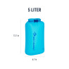 Waterproof Sports Dry Bag Sea to Summit Ultra-Sil Blue 5 L