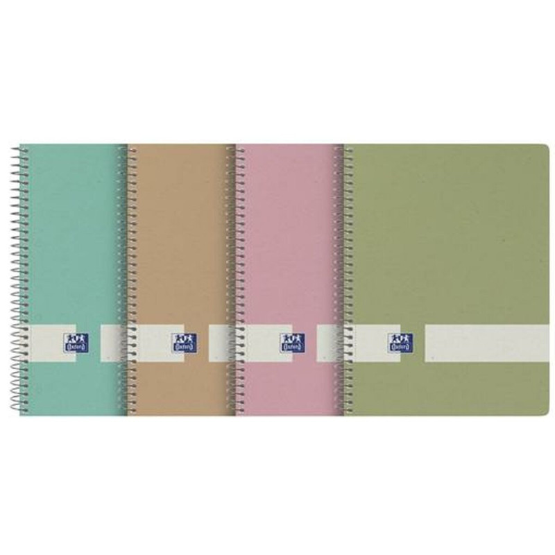 Notebook Oxford Europeanbook Multicolour 80 Sheets A5 5 Pieces