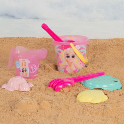 Beach toys set Barbie 8 Pieces 18 x 16 x 18 cm