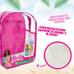 Beach toys set Barbie 8 Pieces 18 x 16 x 18 cm