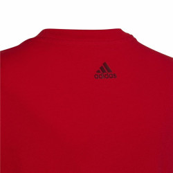 Children’s Short Sleeve T-Shirt Adidas Essentials Red