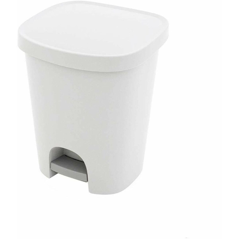 Pedal bin White Rectangular 25 L