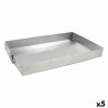 Rectangular Mould VR Silver Aluminium 30 x 19 x 3,5 cm (5 Units)